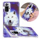 For Xiaomi Redmi Note 10 Pro Luminous TPU Protective Case(Starry Sky Wolf) - 1