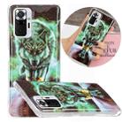 For Xiaomi Redmi Note 10 Pro Luminous TPU Protective Case(Fierce Wolf) - 1