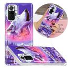 For Xiaomi Redmi Note 10 Pro Luminous TPU Protective Case(Seven Wolves) - 1