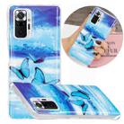 For Xiaomi Redmi Note 10 Pro Luminous TPU Protective Case(Butterflies) - 1