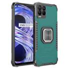 For OPPO Realme 8 Pro Fierce Warrior Series Armor All-inclusive Shockproof Aluminum Alloy + TPU Protective Case with Ring Holder(Green) - 1