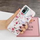 For Xiaomi Redmi Note 10 4G Electroplating TPU Protective Case(Rose) - 4