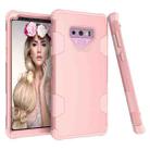 For Samsung Galaxy Note9 Contrast Color Silicone + PC Shockproof Case(Rose Gold) - 1
