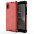 For Alcatel 1B (2020) Shockproof Honeycomb PC + TPU Case(Red) - 1