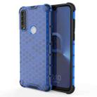 For Alcatel 1S (2020) Shockproof Honeycomb PC + TPU Case(Blue) - 1