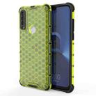 For Alcatel 1S (2020) Shockproof Honeycomb PC + TPU Case(Green) - 1