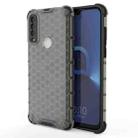 For Alcatel 1S (2020) Shockproof Honeycomb PC + TPU Case(Black) - 1