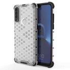 For Alcatel 1S (2020) Shockproof Honeycomb PC + TPU Case(White) - 1