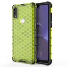 For Alcatel 1V (2020) Shockproof Honeycomb PC + TPU Case(Green) - 1