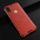 For Alcatel 1V (2020) Shockproof Honeycomb PC + TPU Case(Red) - 7