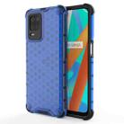 For OPPO Realme V13 5G Shockproof Honeycomb PC + TPU Case(Blue) - 1