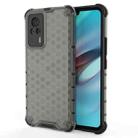 For vivo S9e Shockproof Honeycomb PC + TPU Case(Black) - 1