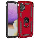 For Samsung Galaxy A32 5G Shockproof TPU + PC Protective Case with 360 Degree Rotating Holder(Red) - 1