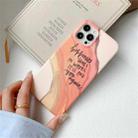 For iPhone 12 / 12 Pro Watercolor Painting Series Half Coverage IMD Workmanship Protective Case(DX-54) - 1