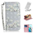 For Xiaomi Redmi Note 9T / 9 5G 3D Painted Pattern Magnetic Attraction Horizontal Flip Leather Case with Holder & Card Slot & Wallet & Lanyard(Magnolia) - 1