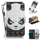For Xiaomi Redmi Note 10 Pro 3D Painted Pattern Magnetic Attraction Horizontal Flip Leather Case with Holder & Card Slot & Wallet & Lanyard(Angry Bear) - 1