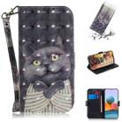 For Xiaomi Redmi Note 10 Pro 3D Painted Pattern Magnetic Attraction Horizontal Flip Leather Case with Holder & Card Slot & Wallet & Lanyard(Embrace Cat) - 1