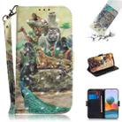 For Xiaomi Redmi Note 10 Pro 3D Painted Pattern Magnetic Attraction Horizontal Flip Leather Case with Holder & Card Slot & Wallet & Lanyard(Zoo) - 1