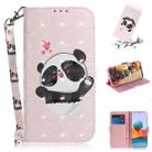 For Xiaomi Redmi Note 10 Pro 3D Painted Pattern Magnetic Attraction Horizontal Flip Leather Case with Holder & Card Slot & Wallet & Lanyard(Love-heart Bear) - 1