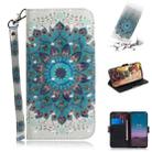 For Nokia 5.4 3D Painted Pattern Magnetic Attraction Horizontal Flip Leather Case with Holder & Card Slot & Wallet & Lanyard(Peacock Wreath) - 1