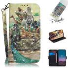 For Nokia 5.4 3D Painted Pattern Magnetic Attraction Horizontal Flip Leather Case with Holder & Card Slot & Wallet & Lanyard(Zoo) - 1