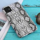 For iPhone 11 Snakeskin Pattern Paste Skin Protective Case(White) - 1