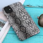 For iPhone 11 Snakeskin Pattern Paste Skin Protective Case(Black) - 1