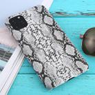 For iPhone 11 Pro Max Snakeskin Pattern Paste Skin Protective Case(White) - 1