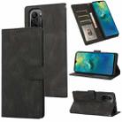 For Xiaomi Redmi K40 Pro Fantasy Classic Skin-feel Calfskin Texture Magnetic Buckle Horizontal Flip PU Leather Case with Holder & Card Slot & Wallet(Black) - 1