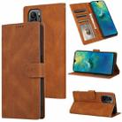 For Xiaomi Redmi K40 Pro Fantasy Classic Skin-feel Calfskin Texture Magnetic Buckle Horizontal Flip PU Leather Case with Holder & Card Slot & Wallet(Brown) - 1