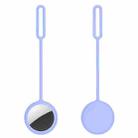 String Silica Gel Anti-scratch Shockproof Protective Cover For AirTag(Purple) - 1