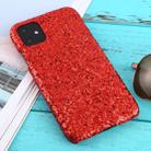 For iPhone 11 Shockproof Glitter Powder PC Protective Case(Red) - 1