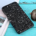 For iPhone 11 Pro Shockproof Glitter Powder PC Protective Case(Black) - 1