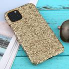For iPhone 11 Pro Shockproof Glitter Powder PC Protective Case(Gold) - 1