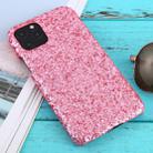 For iPhone 11 Pro Shockproof Glitter Powder PC Protective Case(Pink) - 1