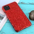 For iPhone 11 Pro Max Shockproof Glitter Powder PC Protective Case(Red) - 1