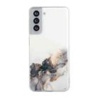 For Samsung Galaxy A72 5G / 4G Hollow Marble Pattern TPU Precise Hole Protective Case(Black) - 1