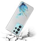 For Samsung Galaxy S21 Ultra 5G Hollow Marble Pattern TPU Precise Hole Protective Case(Blue) - 4