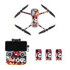 STARTRC Drone + Remote Control + Battery Protective PVC Sticker for DJI Air 2S(Animated Graffiti) - 1