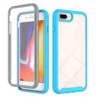 Starry Sky Solid Color Series Shockproof PC + TPU Case with PET Film For iPhone 8 Plus / 7 Plus(Sky Blue) - 1