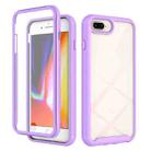 Starry Sky Solid Color Series Shockproof PC + TPU Case with PET Film For iPhone 8 Plus / 7 Plus(Light Purple) - 1