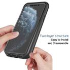 For iPhone 11 Pro Max Starry Sky Solid Color Series Shockproof PC + TPU Case with PET Film (Black) - 3