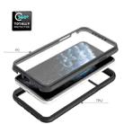 For iPhone 11 Pro Max Starry Sky Solid Color Series Shockproof PC + TPU Case with PET Film (Black) - 4