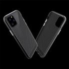For iPhone 11 Micro Cross Texture Transparent Plating Protective Case - 3