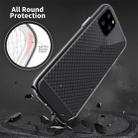 For iPhone 11 Micro Cross Texture Transparent Plating Protective Case - 4