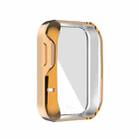 For Xiaomi Mi Watch Lite / Redmi Watch Full Coverage TPU Electroplating Protective Case(Gold) - 1