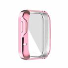 For Xiaomi Mi Watch Lite / Redmi Watch Full Coverage TPU Electroplating Protective Case(Pink) - 1