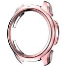 For TicWatch Pro 3 TPU Electroplating Frame Protective Case(Pink) - 1