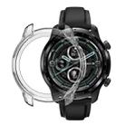 For TicWatch Pro 3 TPU Electroplating Frame Protective Case(Transparent) - 3