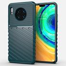 For Huawei Mate 30 Thunderbolt Shockproof TPU Soft Case(Dark Green) - 1